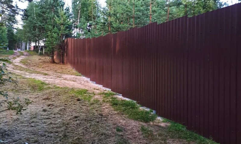 Забор из профлиста